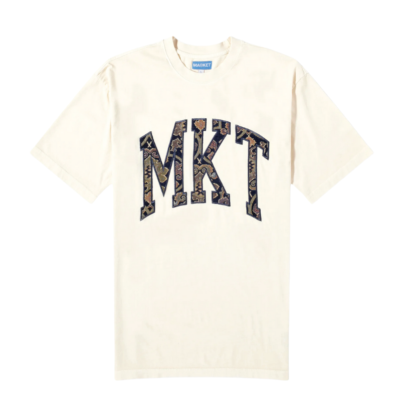 Market Studios Rug Dealer Arc Tee Ecru