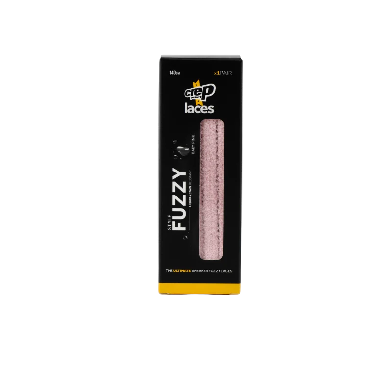 Crep Fuzzy Laces - Baby Pink
