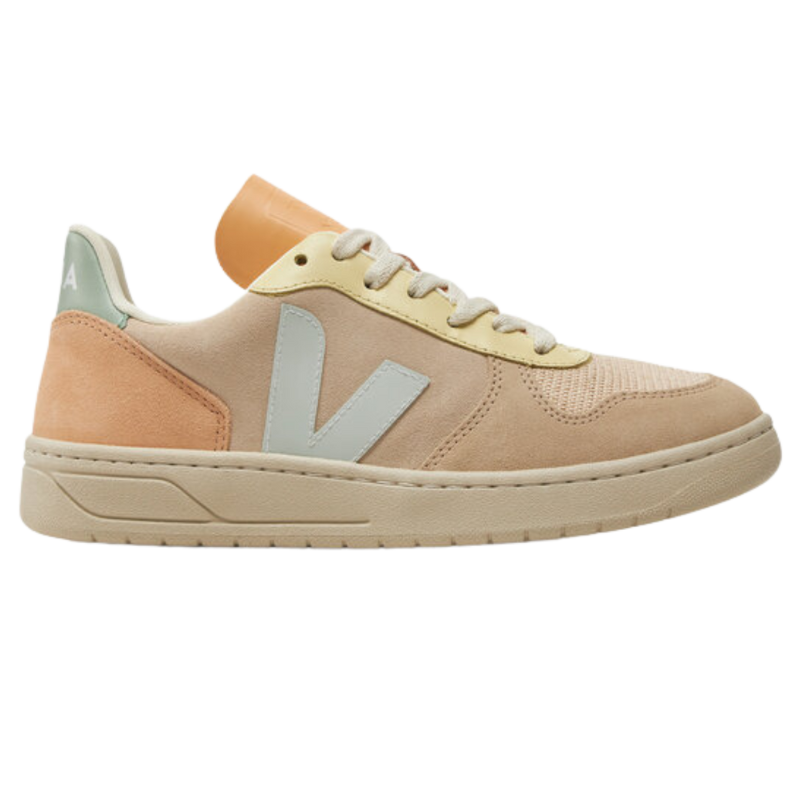 Veja V-10 Suede Sable Menthol Multico