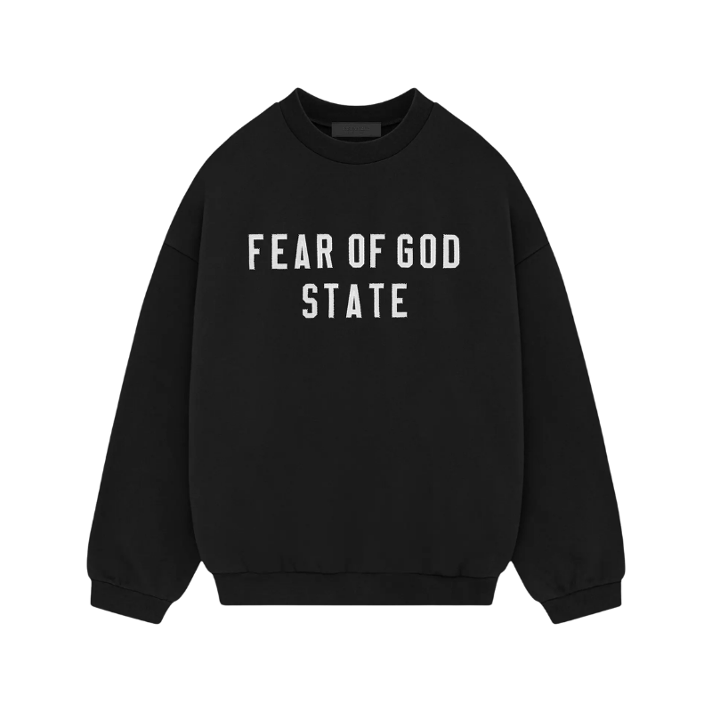 Fear of God Essentials Heavy Fleece Crewneck Black