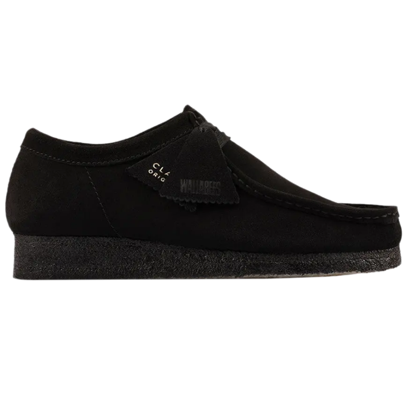 Clarks Originals Wallabee Black Suede (Women's)