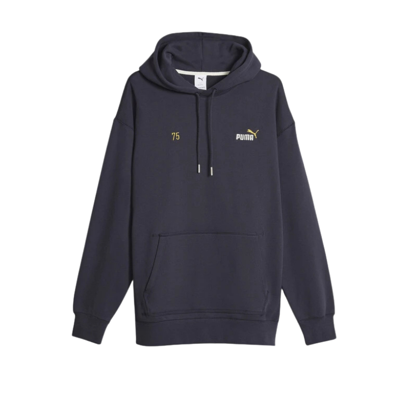 PUMA 75th Anniversary Logo Celebration Hooded Sweatshirt Navy