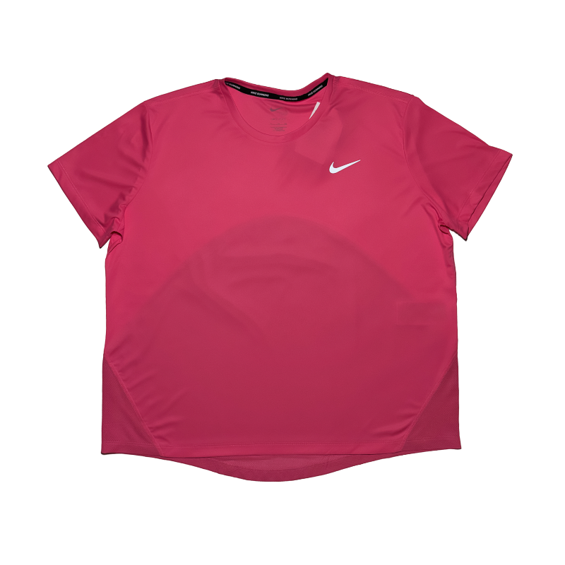 Nike Womens Miler Running Short Sleeve Tee Pink