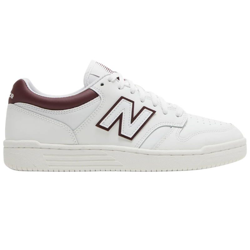 New Balance 480 White Maroon