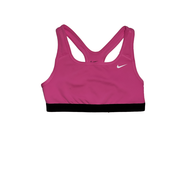 Nike Swoosh Older Kids' Sports Bra Pink