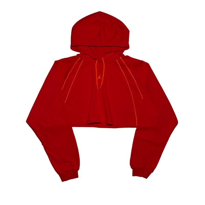 Jordan Sport Crop Hoodie Fire Red (Women's)