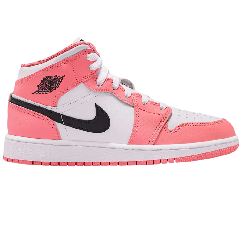 Jordan 1 Mid Pink Gaze (GS)