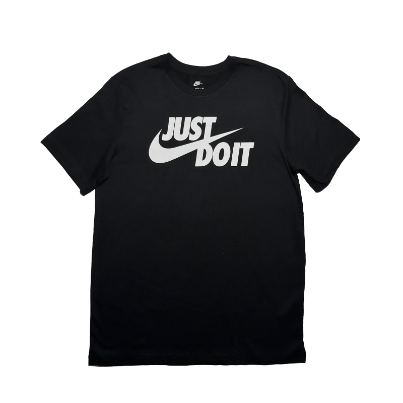 Nike Sportswear Just Do It Swoosh Tee Black/White