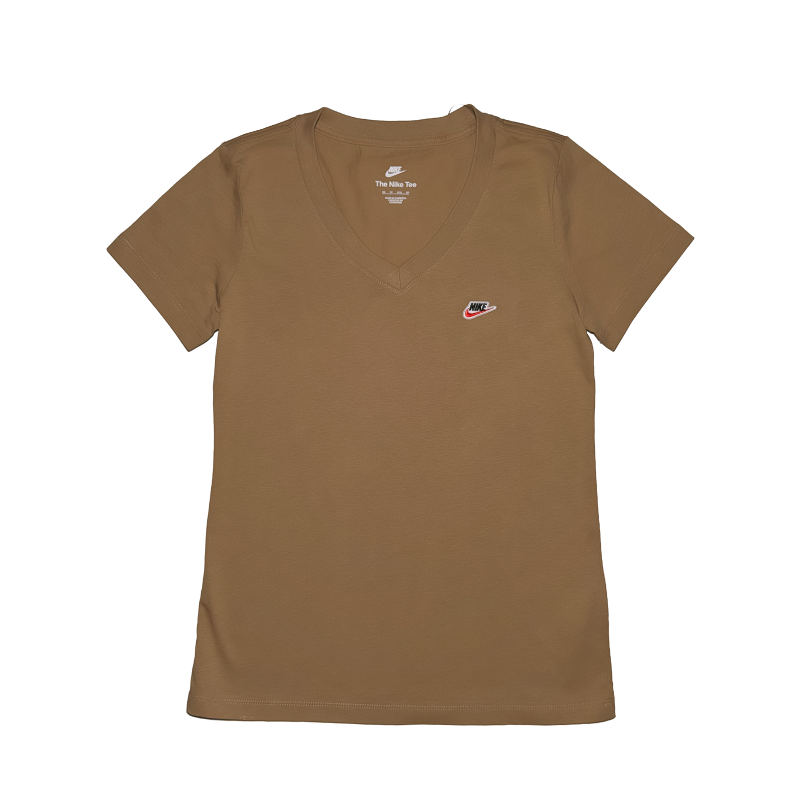 Nike Sportswear Club V-Neck Tee Hemp (Women's)