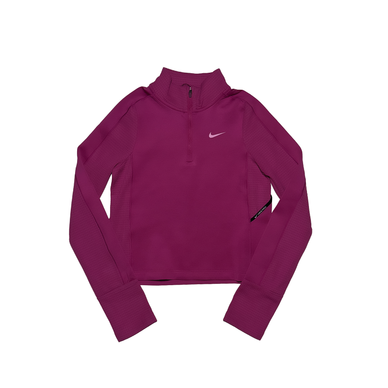 Nike Therma-Fit Kids Long Sleeve Half Zip Hot Fuchsia
